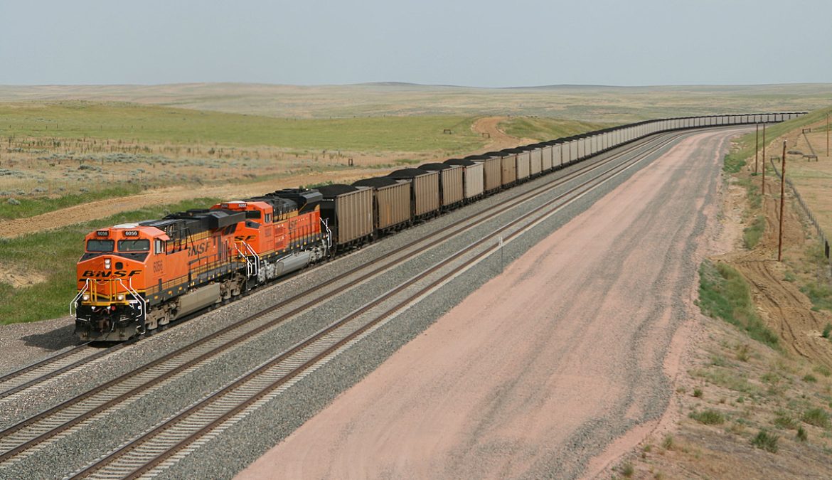 BNSF mainline and siding construction